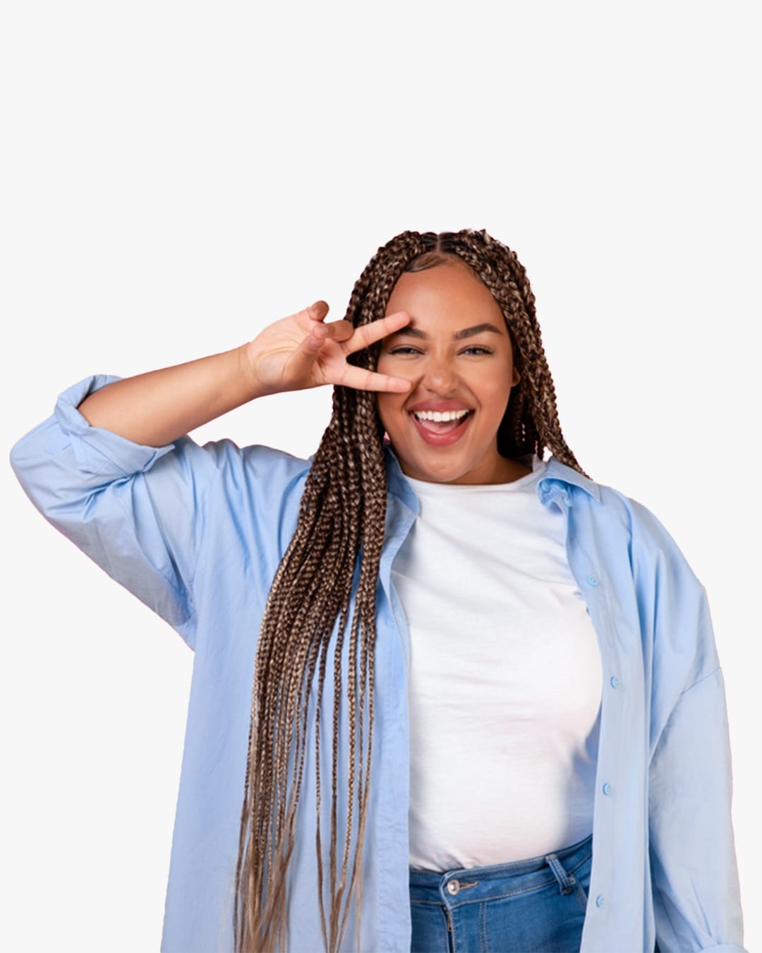 woman with bright smile