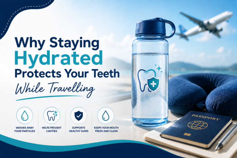 Why Staying Hydrated Protects Your Teeth While Travelling